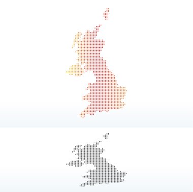 Harita - Amerika İngiltere Büyük Britanya ve Kuzey İrlanda ile 