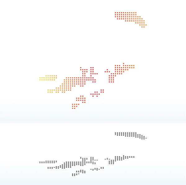 Islas Vírgenes Británicas — Vector de stock