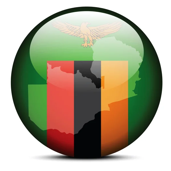 Repubblica dello Zambia — Vettoriale Stock