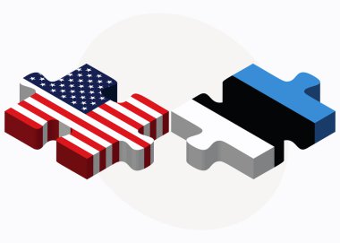 ABD ve Estonya bayrakları bulmaca 