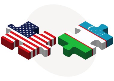 ABD ve Özbekistan bayrakları bulmaca 