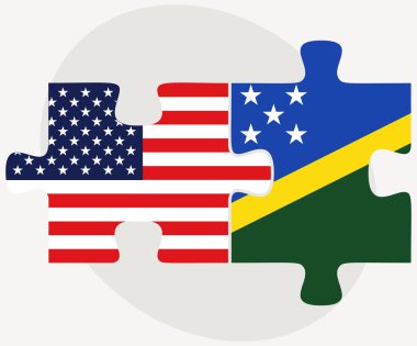 ABD ve bulmaca Bayraklarda Solomon Adaları