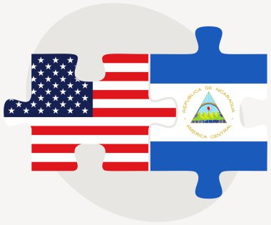 ABD ve Nikaragua bayrakları bulmaca