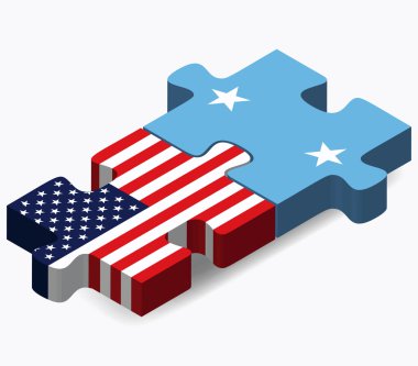 ABD ve bulmaca Bayraklarda Mikronezya