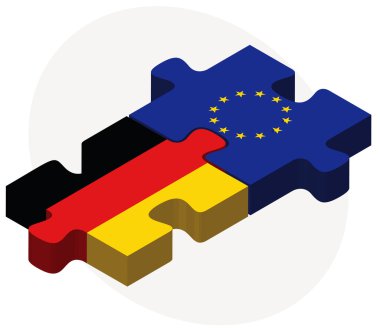 Almanya ve Avrupa Birliği bayrakları bulmaca 