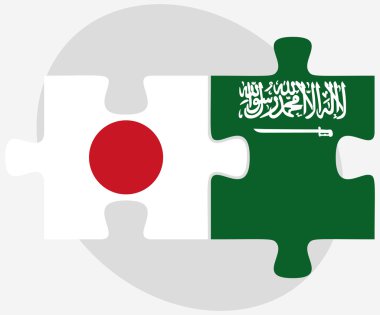 Japonya ve Suudi Arabistan bayrakları bulmaca 
