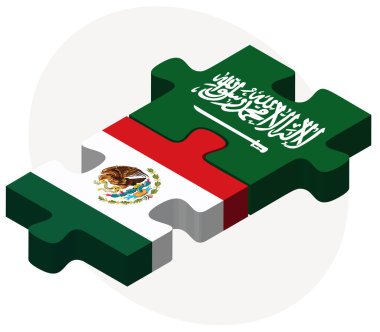 Meksika ve Suudi Arabistan bayrakları bulmaca