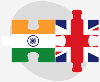 Hindistan ve Amerika Birleşik Devletleri bayrakları bulmaca