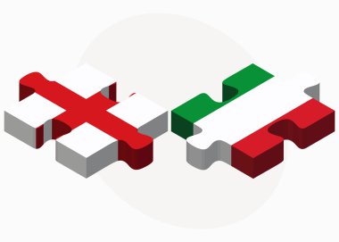 İngiltere ve İtalya bayrakları bulmaca 