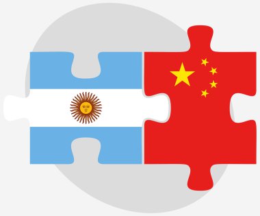 Arjantin ve Çin bayrakları bulmaca 