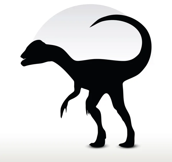 Dinoszauruszok dilophosaurus — Stock Vector