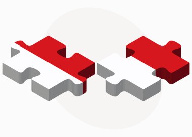 Endonezya ve Endonezya bayrakları bulmaca 