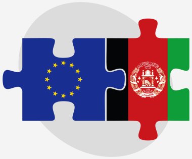 Avrupa Birliği ve Afganistan bayrakları bulmaca