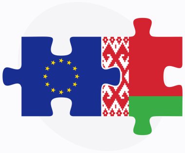 Avrupa Birliği ve bulmaca Bayraklarda Beyaz Rusya  