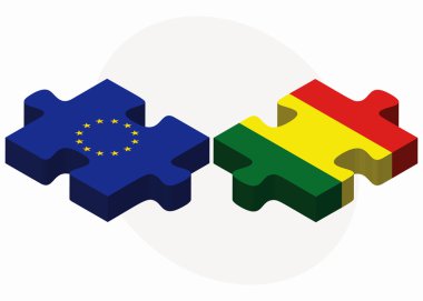 Avrupa Birliği ve Bolivya bayrakları bulmaca 