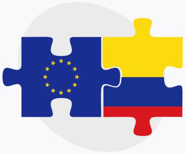 Avrupa Birliği ve Kolombiya bayrakları bulmaca