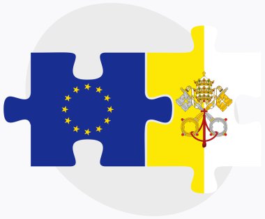 Avrupa Birliği ve Vatikan - Vatikan devlet bayrakları bulmaca