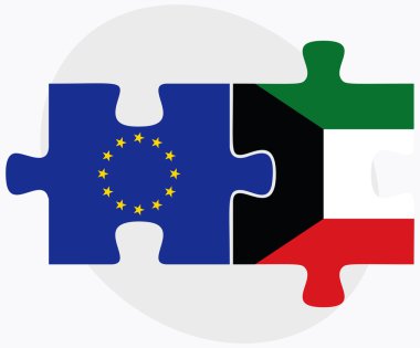 Avrupa Birliği ve Kuveyt bayrakları bulmaca 