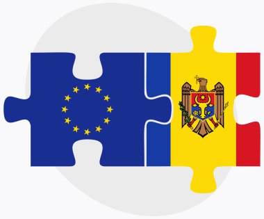 Avrupa Birliği ve Moldova bayrakları bulmaca 