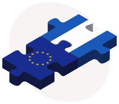 Avrupa Birliği ve Nikaragua bayrakları bulmaca