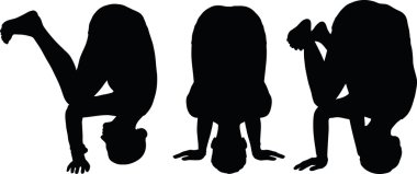 Yoga poz izole üzerinde beyaz arka plan