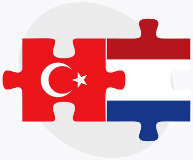 Türkiye ve Hollanda bayrakları