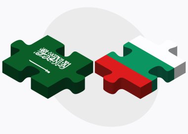 Suudi Arabistan ve Bulgaristan bayrakları bulmaca 