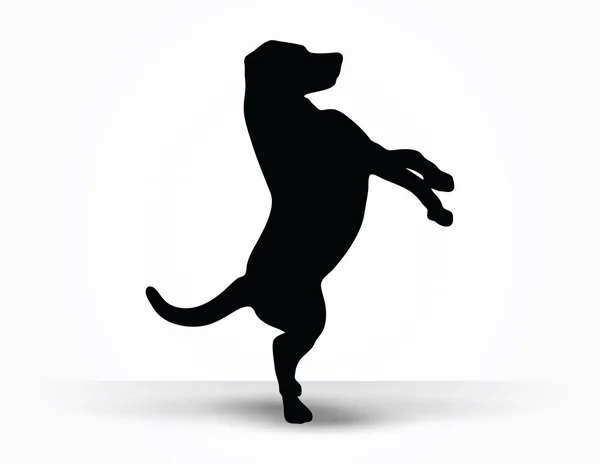 Silhouette pour chien — Image vectorielle