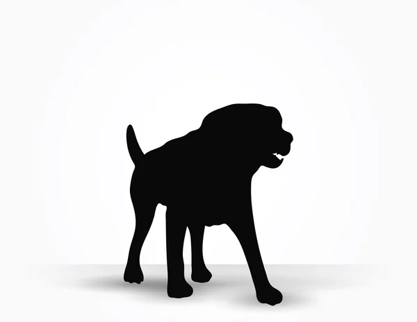 Dog silhouette — Stock Vector