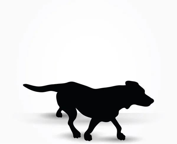 Dog silhouette — Stock Vector