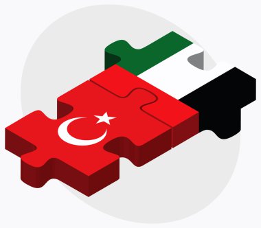 Türkiye ve Birleşik Arap Emirlikleri bayrağı
