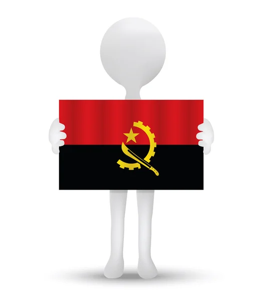 Angola Cumhuriyeti bayrağı — Stok Vektör