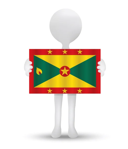 Grenadská vlajka — Stockový vektor