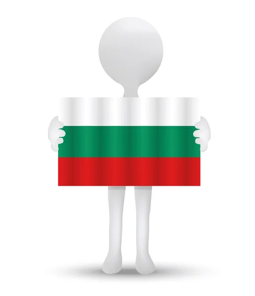 Vlajka Bulharské republiky — Stockový vektor