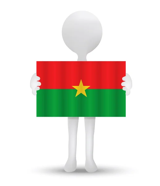 Vlag van Burkina Faso — Stockvector