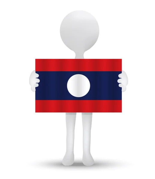 República Democrática Popular Lao — Vector de stock