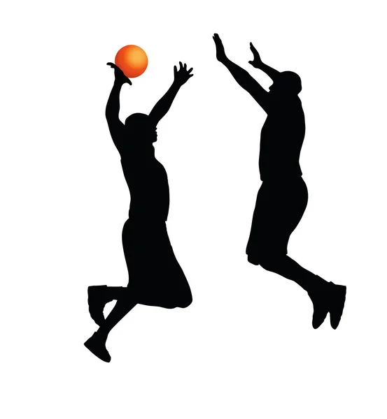 Jugador de baloncesto — Vector de stock