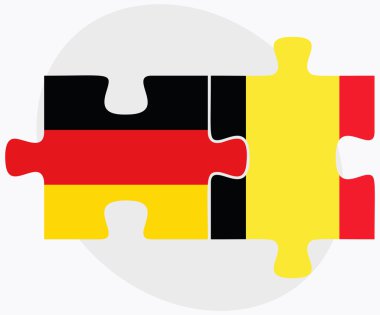 Almanya ve Belçika bayrakları