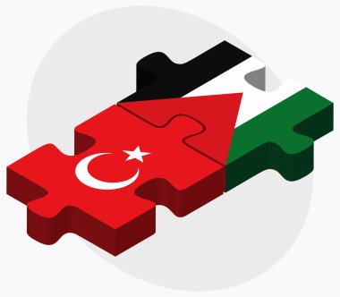 Türkiye ve Palestine bayrakları