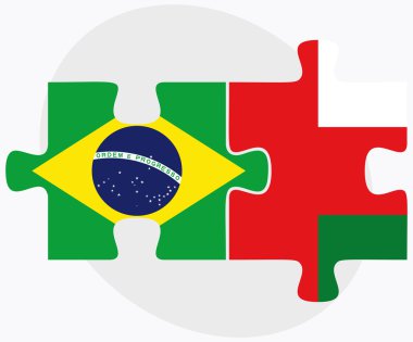 Brezilya ve Umman bayrakları 