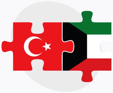Türkiye ve Kuveyt bayrakları 
