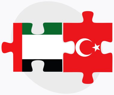 Birleşik Arap Emirlikleri ve Türkiye bayrakları
