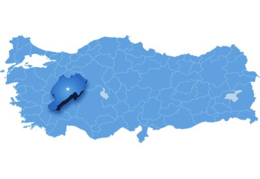 Türkiye, Afyonkarahisar Haritası