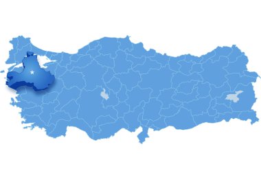 Türkiye, Balıkesir Haritası