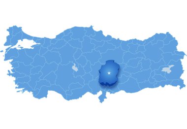 Türkiye, Kahramanmaraş Haritası