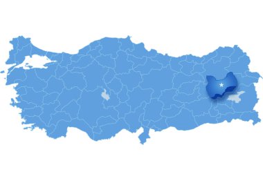 Türkiye, Muş Haritası