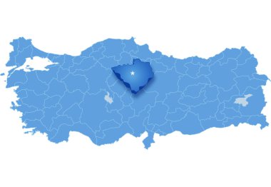 Türkiye, Yozgat Haritası 