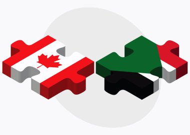 Kanada ve Sudan bayrakları