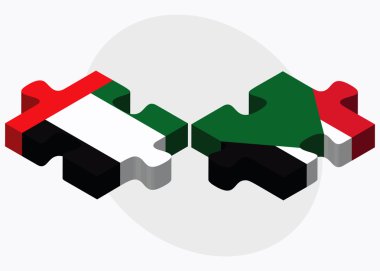 Suudi Arabistan ve Sudan bayrakları