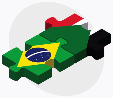 Brezilya ve Sudan bayrakları 